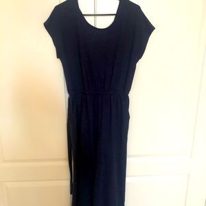 Old navy: Navy Blue cropped leg jumpsuit